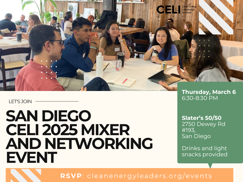 San Diego CELI 2025 Fellowship Mixer and Networking Event