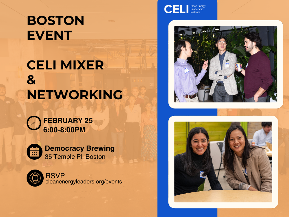 Boston CELI 2025 Fellowship Mixer and Networking Event