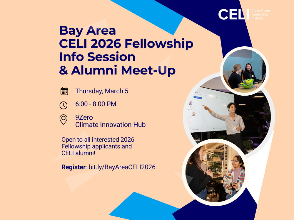 Bay Area CELI 2026 Fellowship Info Session & Alumni Meet-Up