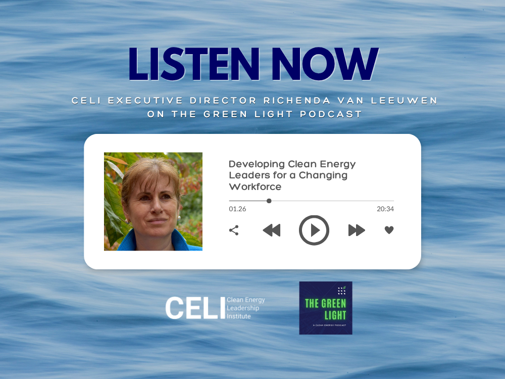 Richenda Van Leeuwen on The Green Light: Building the Next Generation of Clean Energy Leaders