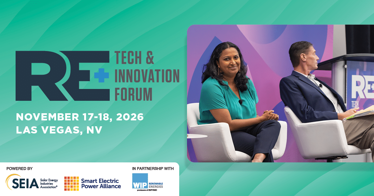 RE+ Tech &amp; Innovation Forum