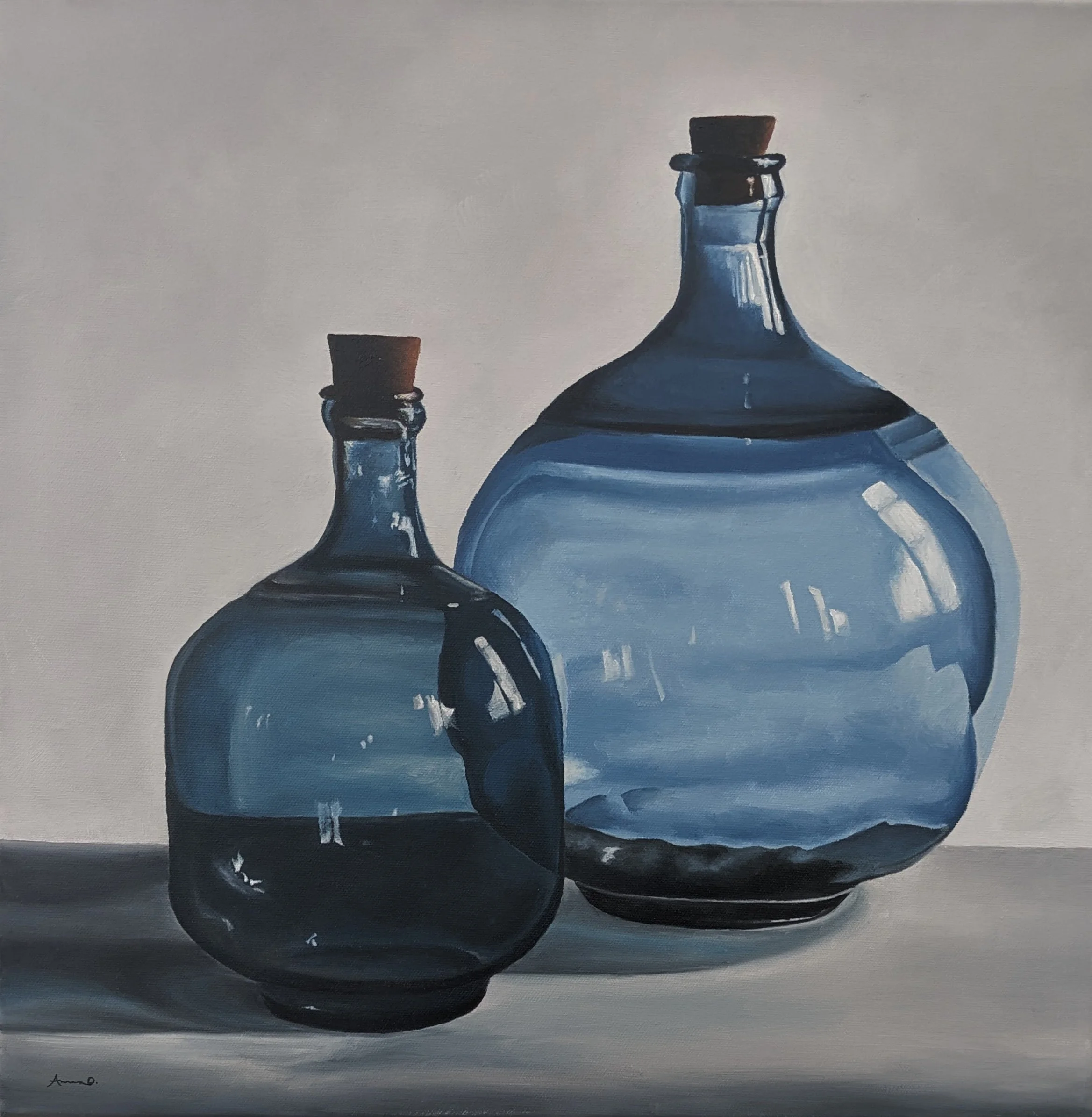 Blue Jugs