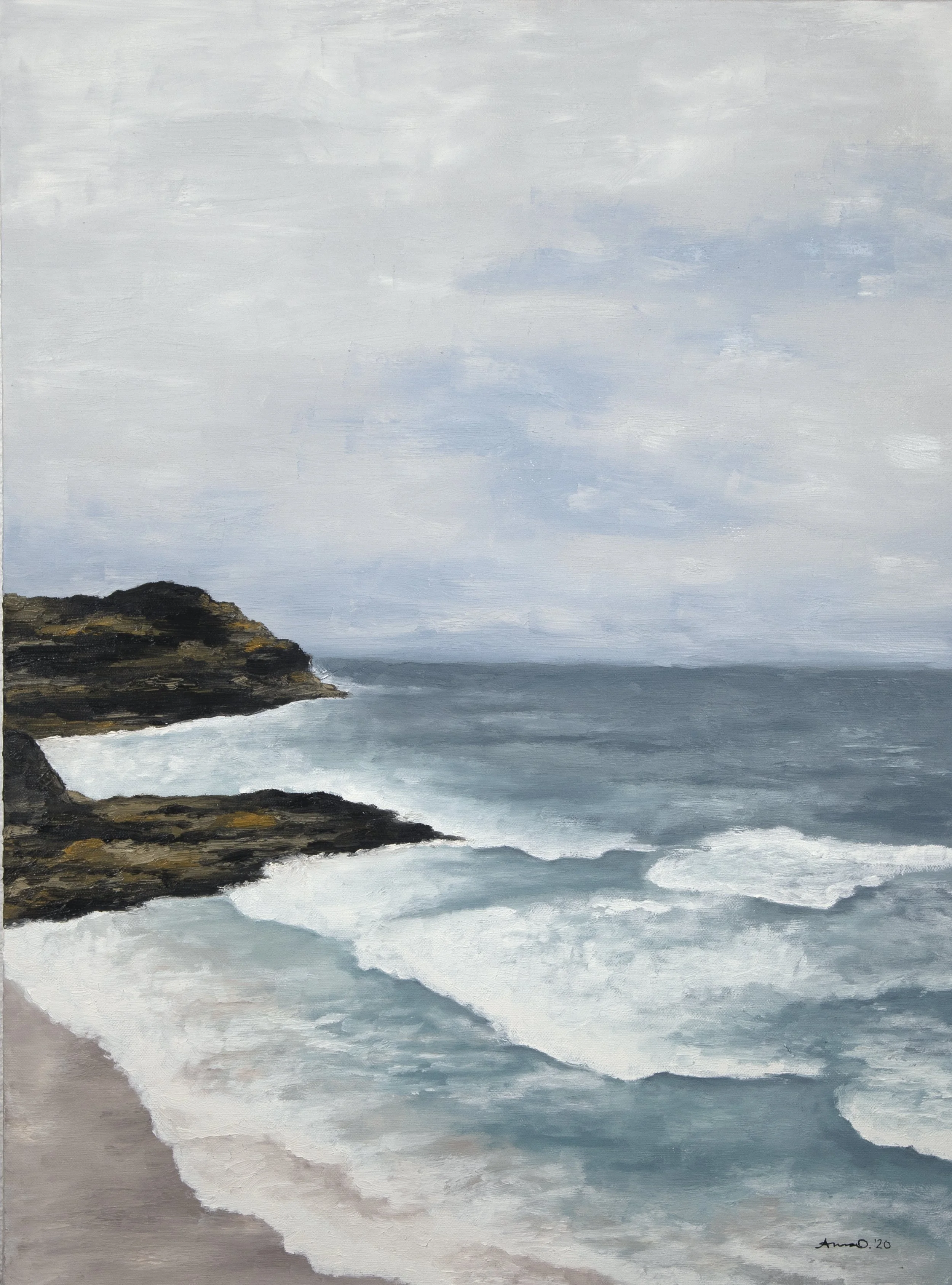 Water Meets Sky: Coastal Rocks 2
