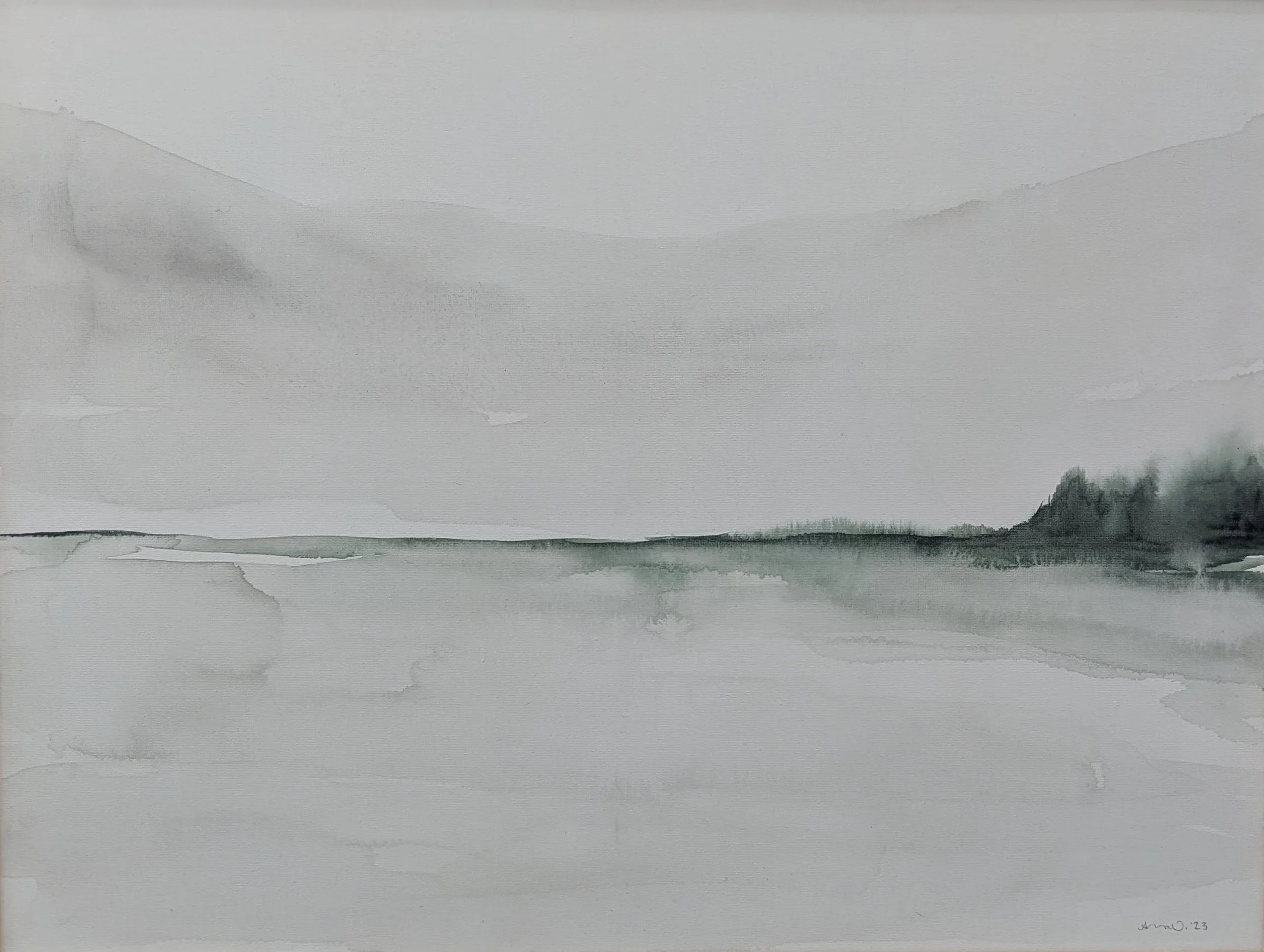 Abstract Landscape: Watery Forrest