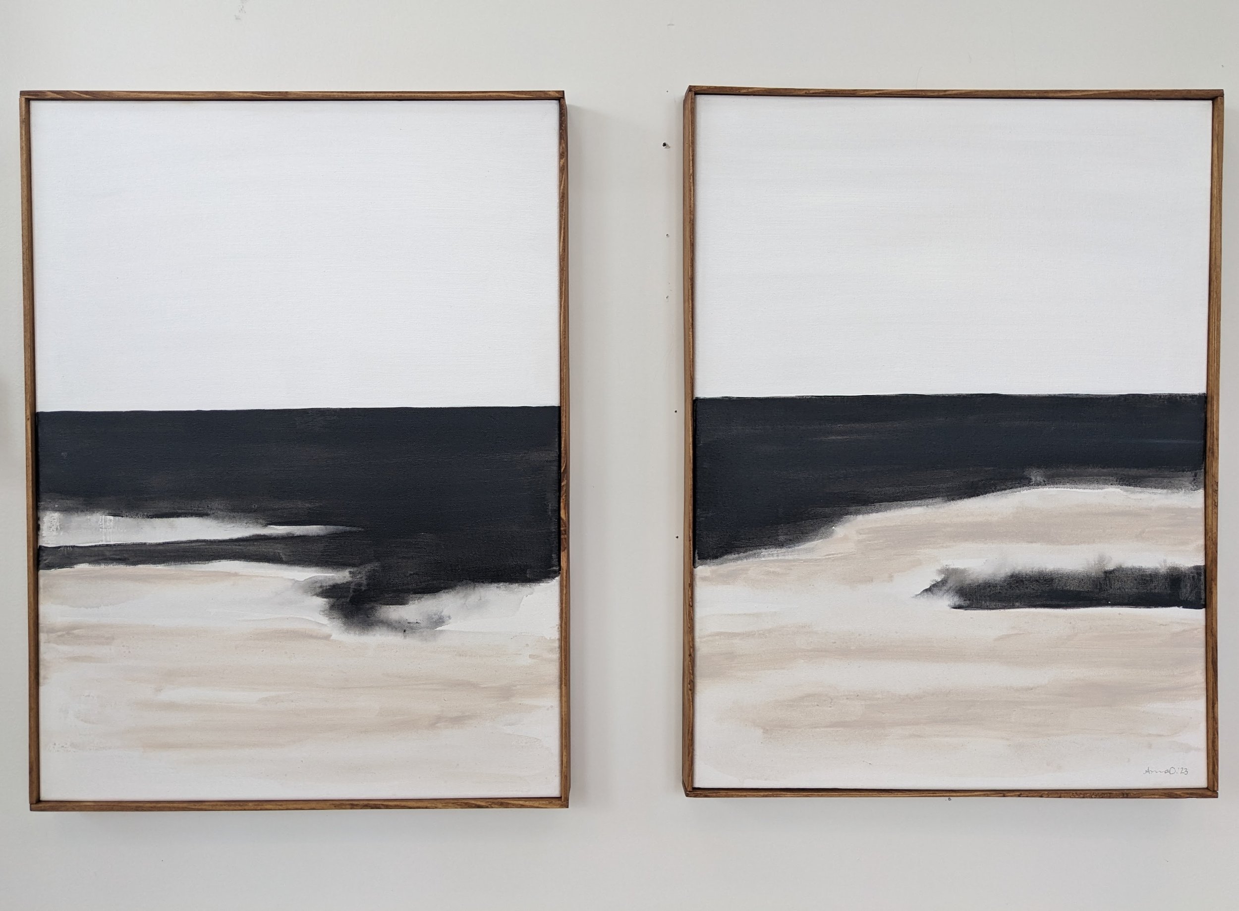 Abstract Landscape: Black Water