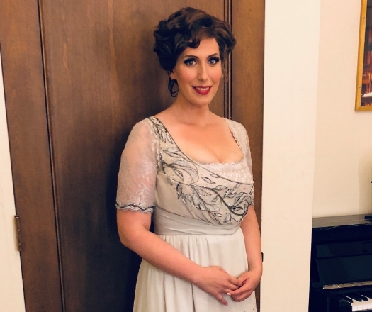 Ellie’s Act 2 costume for Arabella from opening night. (Photo: Jenna Wolf / Lenny’s Studio)