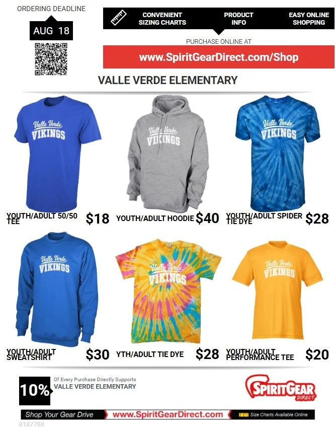 CLICK HERE TO BUY YOUR SPIRIT GEAR