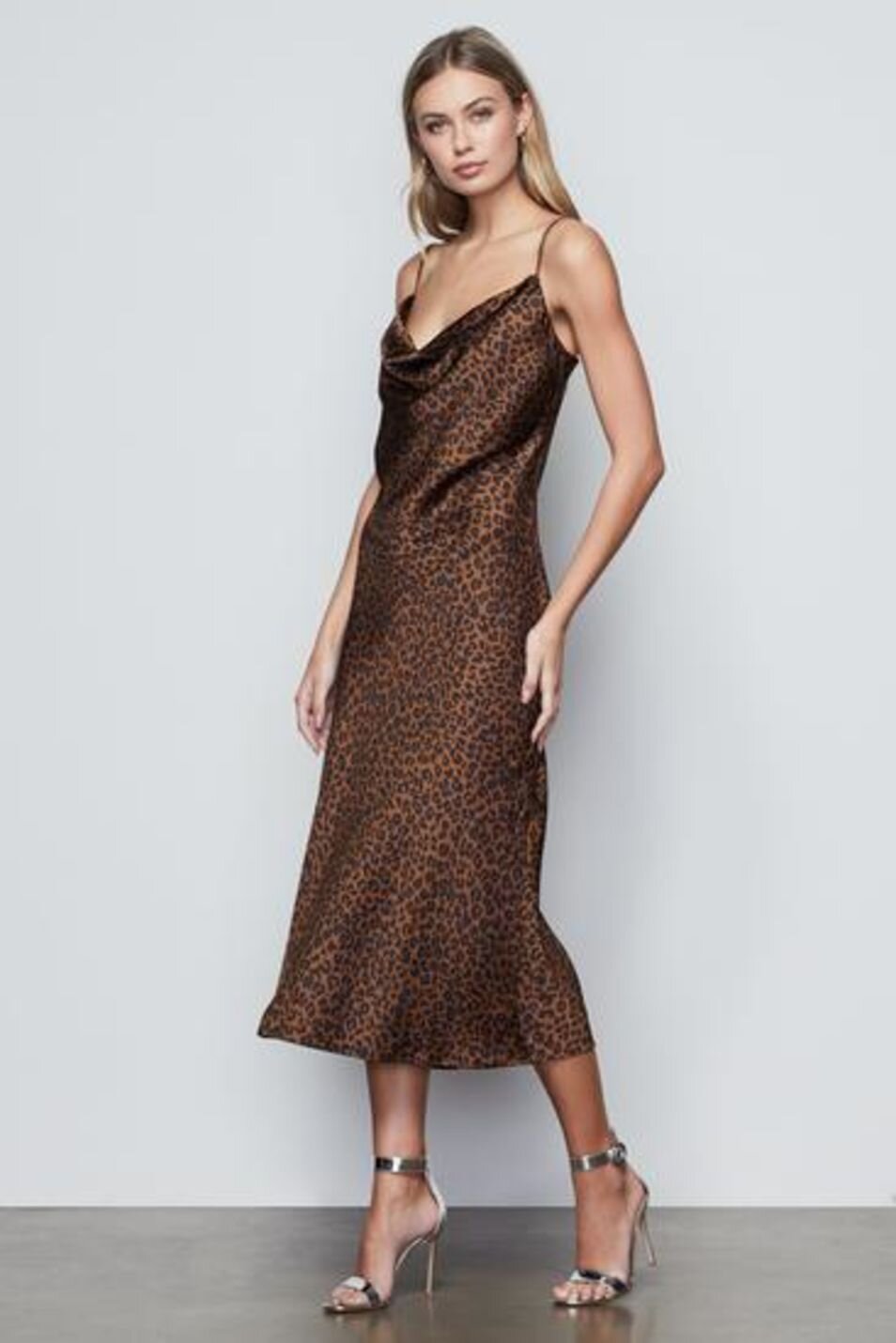 Good American: Leopard Slip Dress