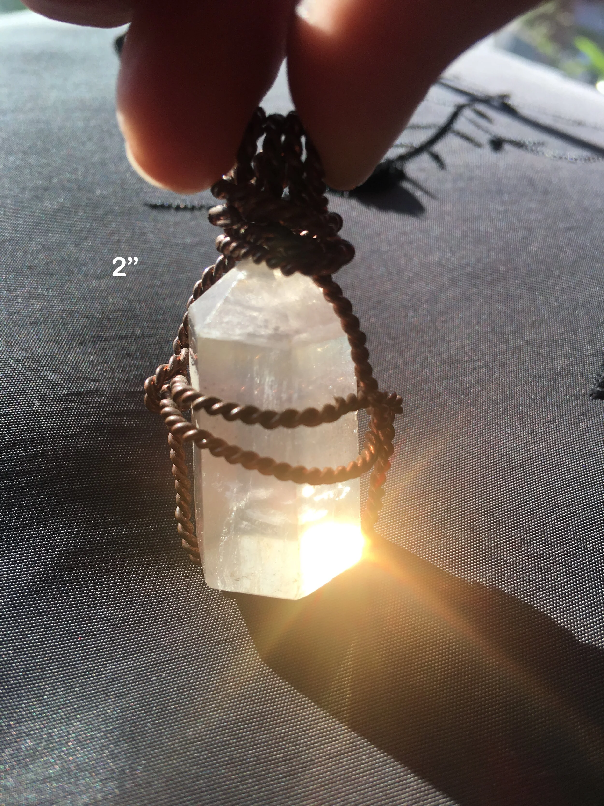 Quartz Copper Bottle Point #1