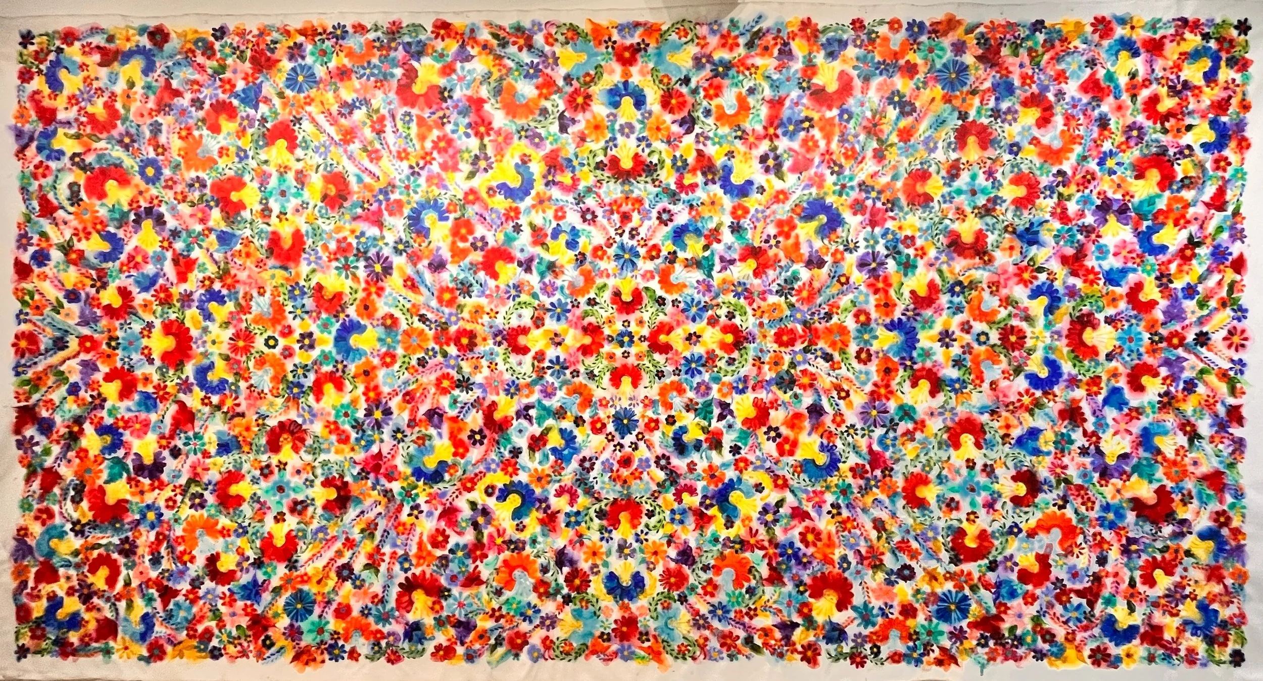 Kaleidoscope, 9.5x18.5 ft.  acrylic on canvas