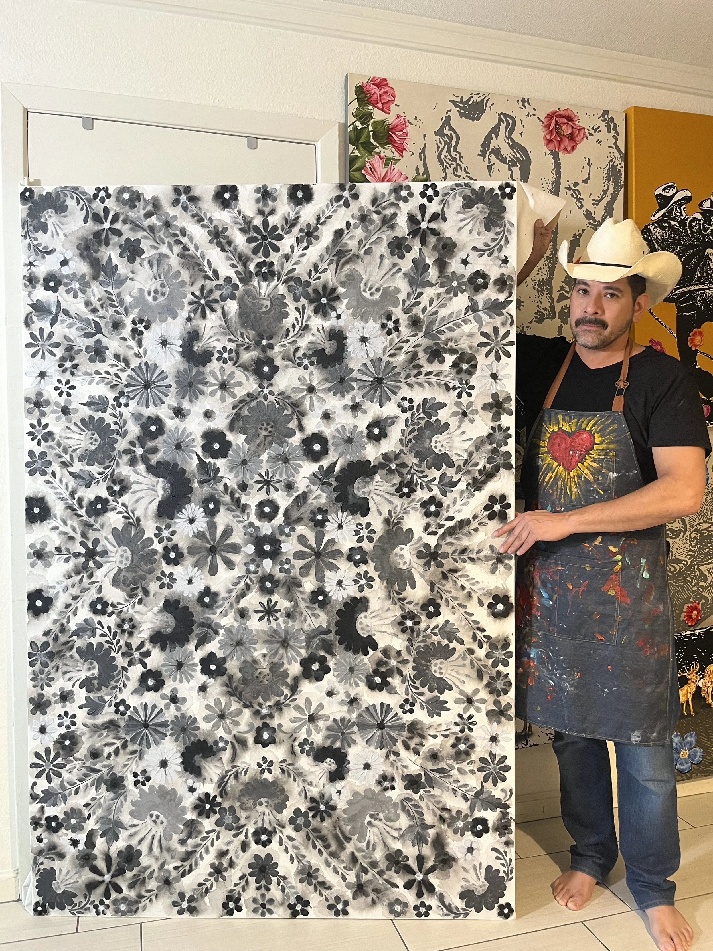 Kaleidoscope, 4 x 6 ft.  acrylic on canvas