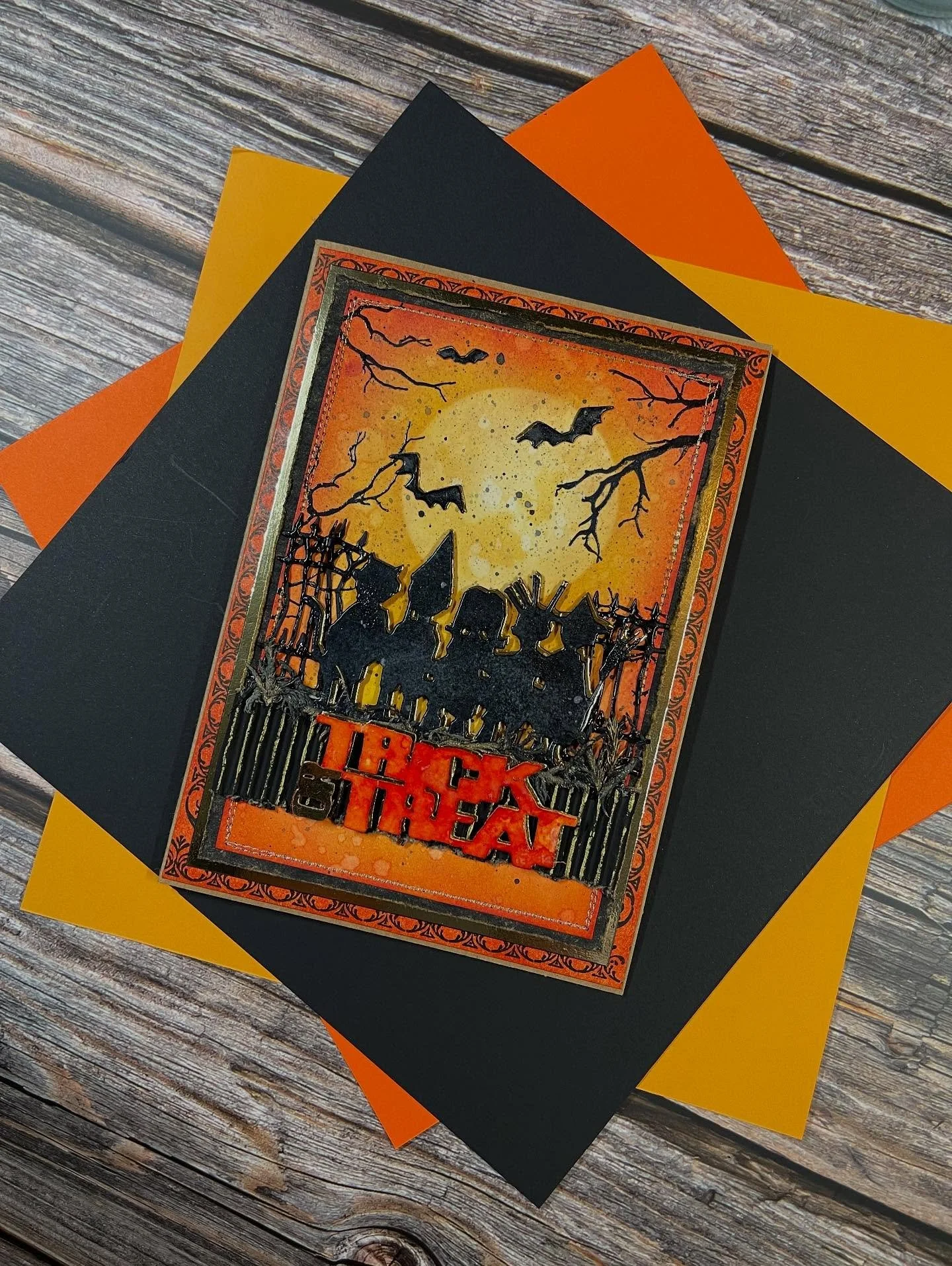 Working on some Halloween cards.  These are inspired by @artymiss 

#timholtz 
#sizzix &nbsp;#timholtzaddicts&nbsp;@stampersanonymous&nbsp;@ranger_ink&nbsp;#ranger_ink&nbsp;#inkyfingers
&nbsp;#creativeprocess&nbsp;#supportlocalartists&nbsp;#creativep