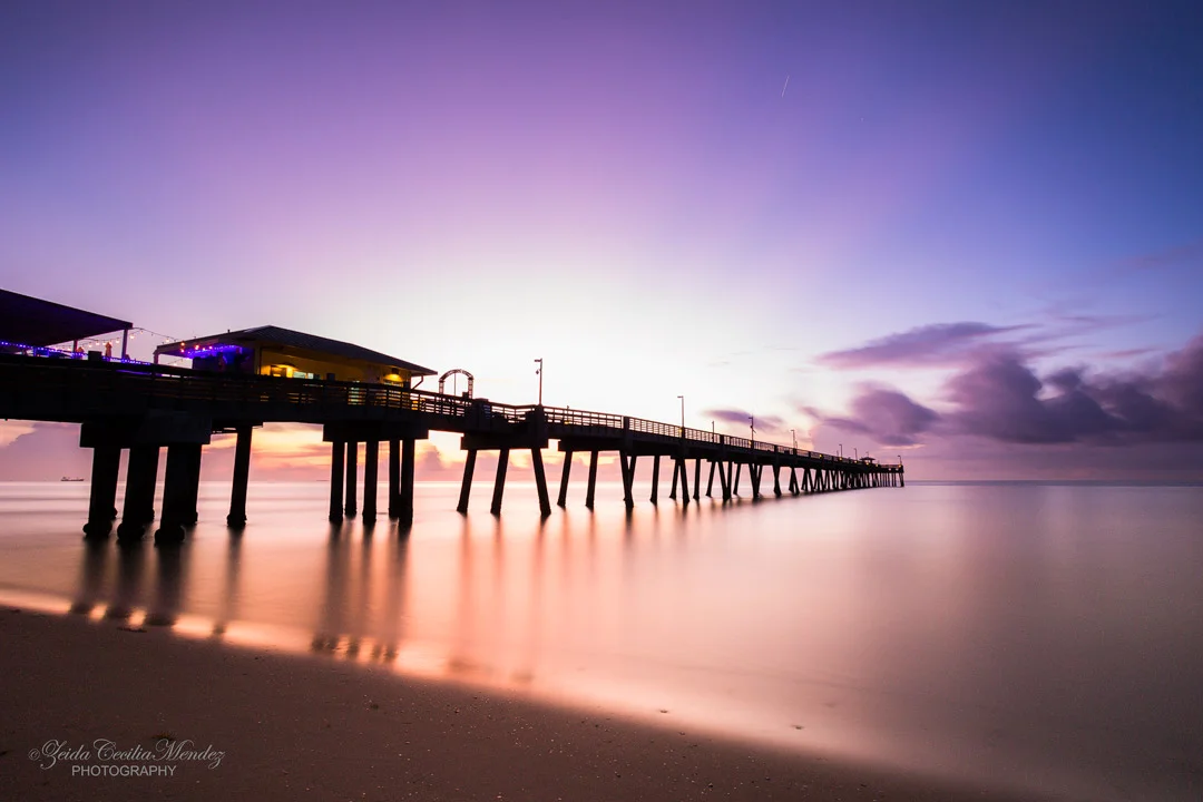 Dania Pier before Sunrise
