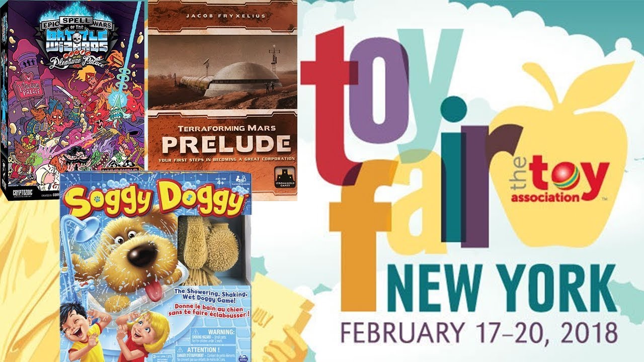 Toy Fair 2018 Board Game Announcements