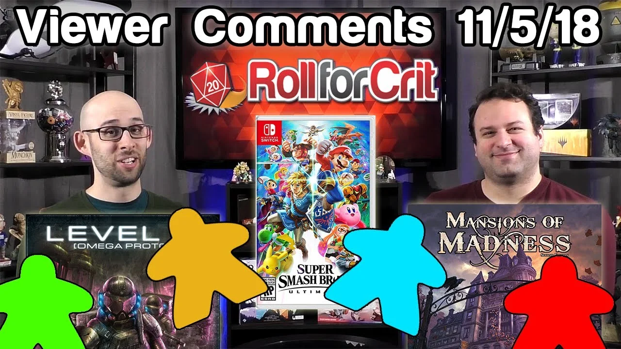 Smash Bros. Characters + Halloween Game Suggestions | Viewer Comments 11/5/18