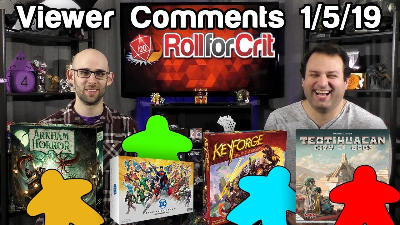 YOUR Top 10s, KeyForge Houses + DC Rankings | Viewer Comments 1/5/19