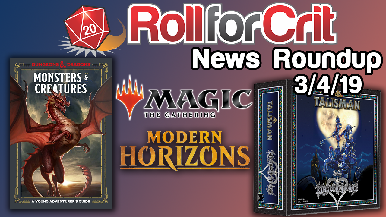 Magic: Modern Horizons, D&amp;D For Kids + Talisman: Kingdom Hearts