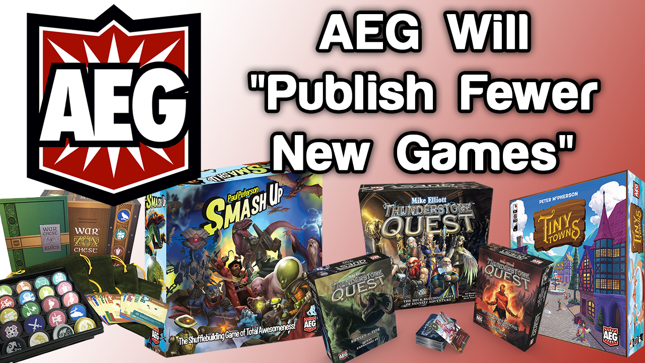 AEG Pledges to "Publish Fewer New Games"