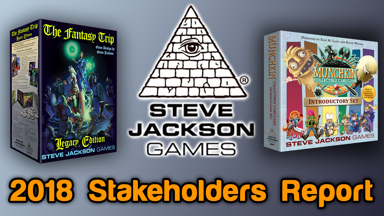 Steve Jackson Games' 2018 Stakeholders Report