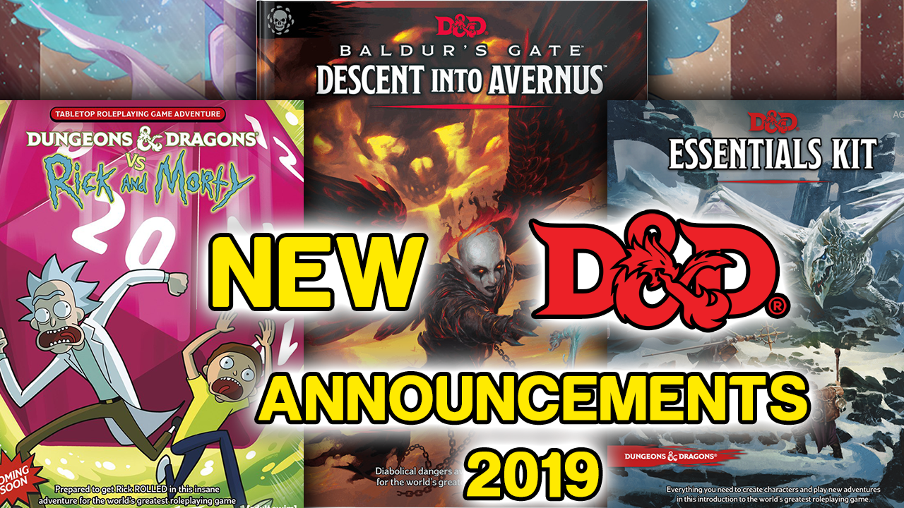 New Dungeons &amp; Dragons Books Visit Baldur's Gate, Hell, Rick and Morty