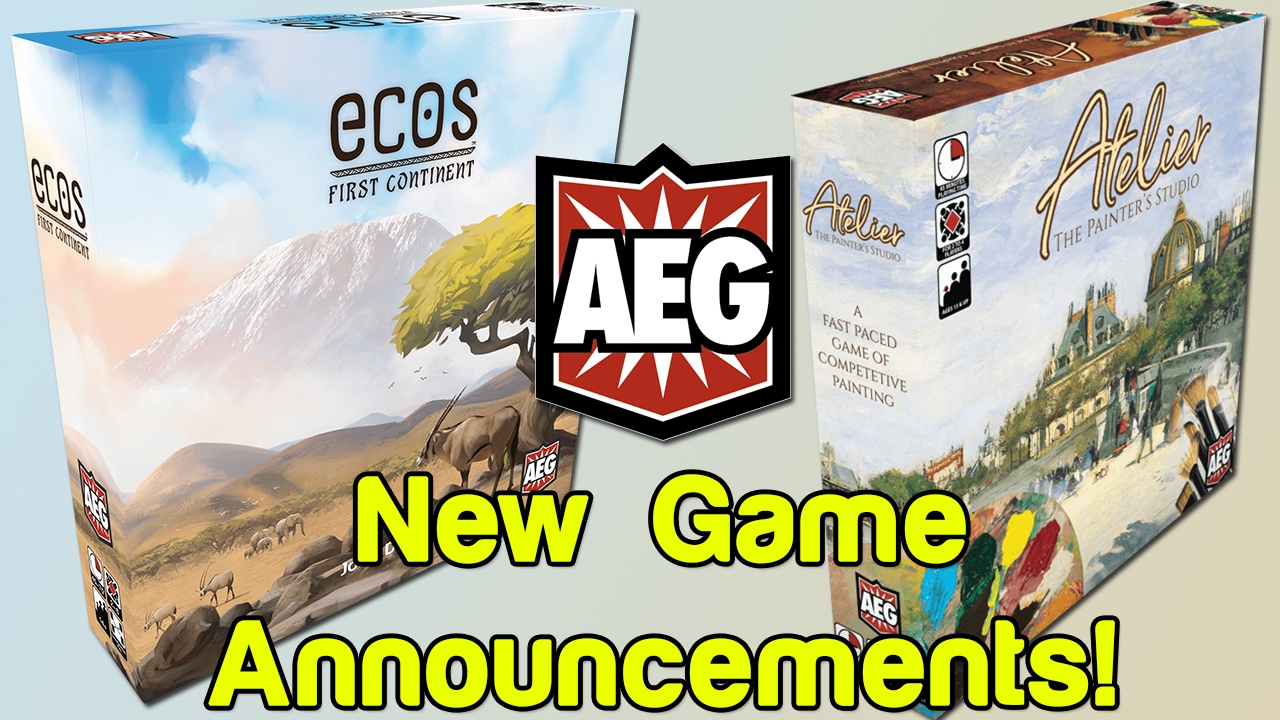 Ecos + Atelier - Two New Game Announcements From AEG