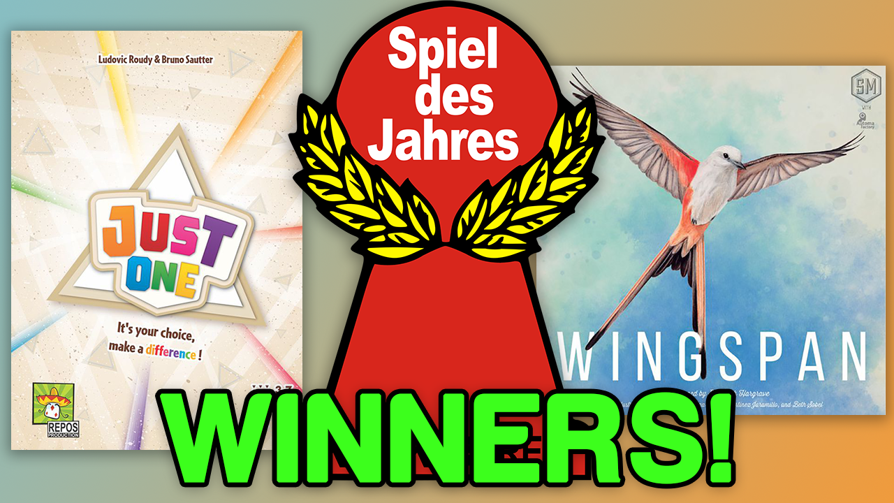 'Just One' Just Won Spiel des Jahres 2019! (Also, Wingspan!)