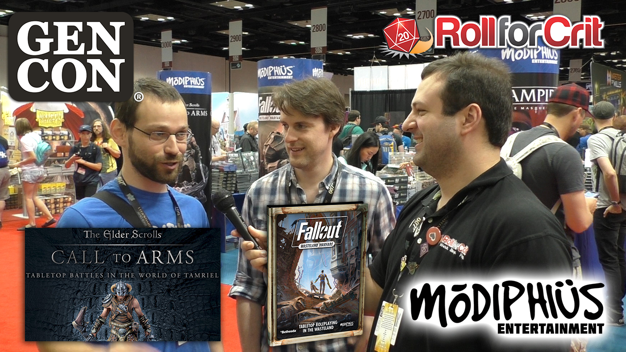 Fallout RPG + Elder Scrolls Minis | Modiphius Interview @ Gen Con 2019