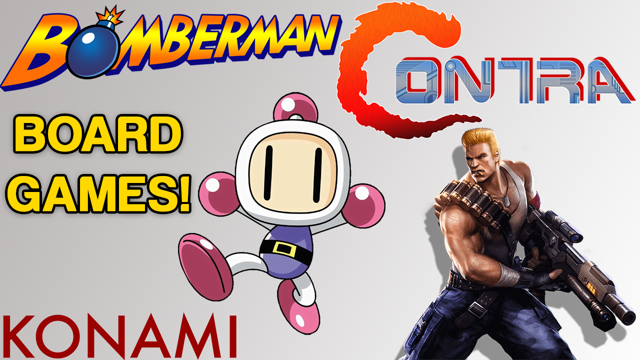 Contra and Bomberman Board Games in the Works