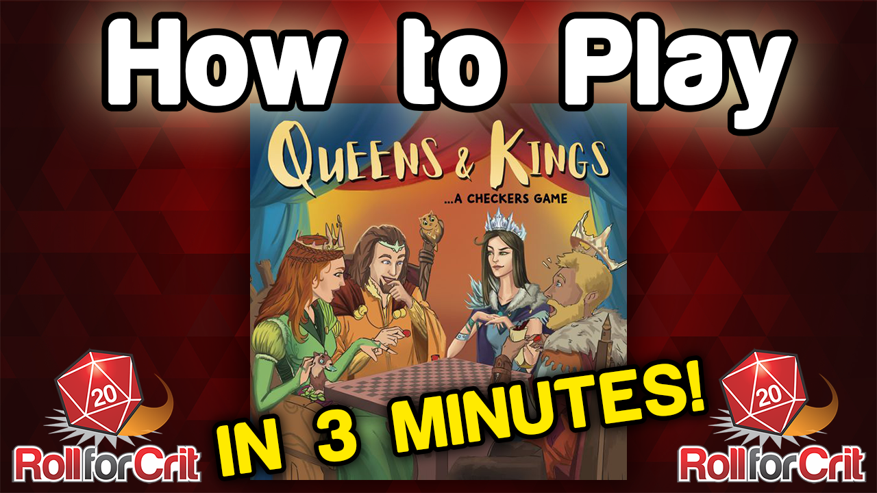 How to Play Queens and Kings ...A Checkers Game