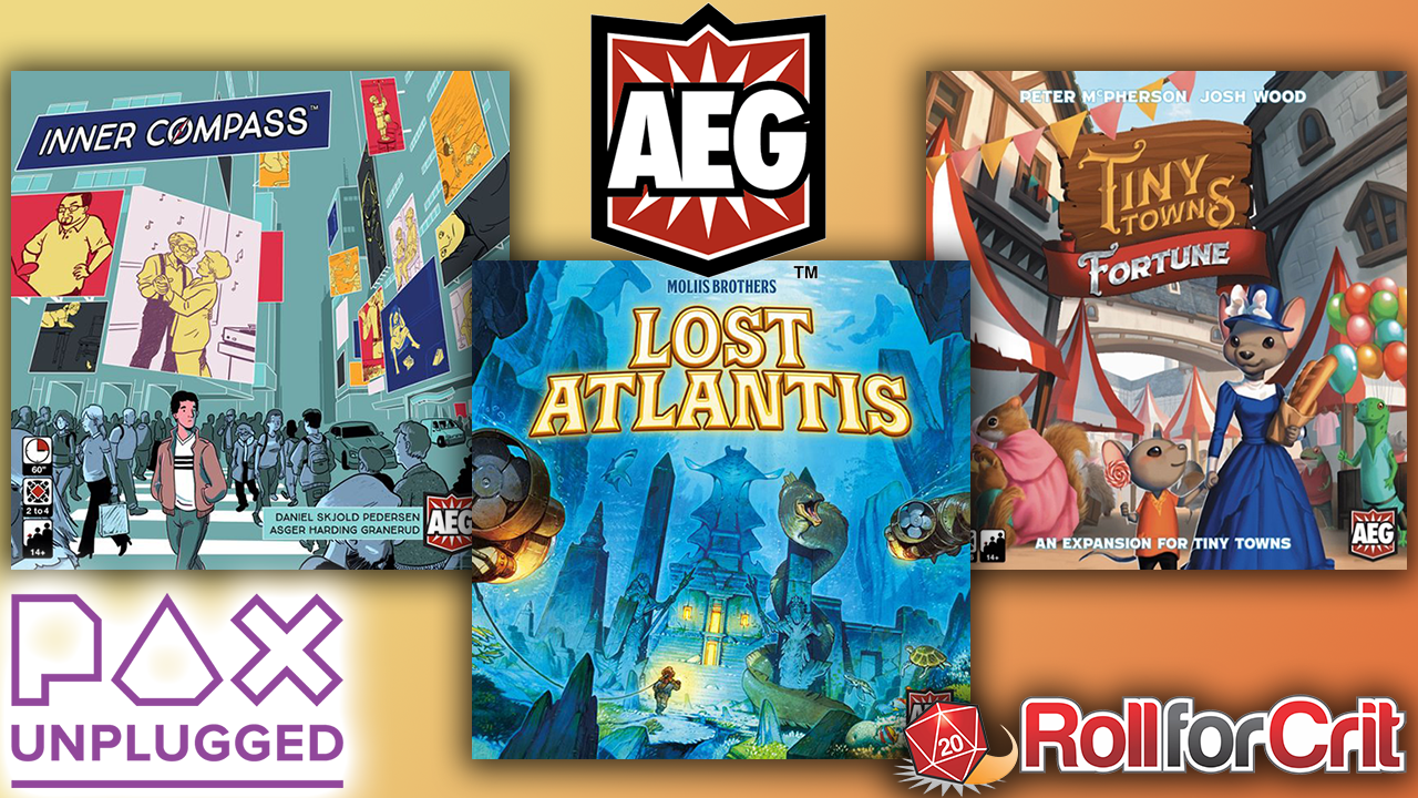 Lost Atlantis, Smash Up + More! | AEG @ PAX Unplugged '19