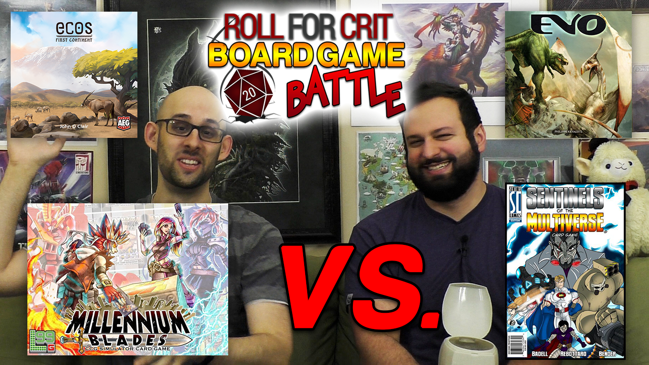 Millennium Blades vs. Sentinels of the Multiverse | Board Game Battle!
