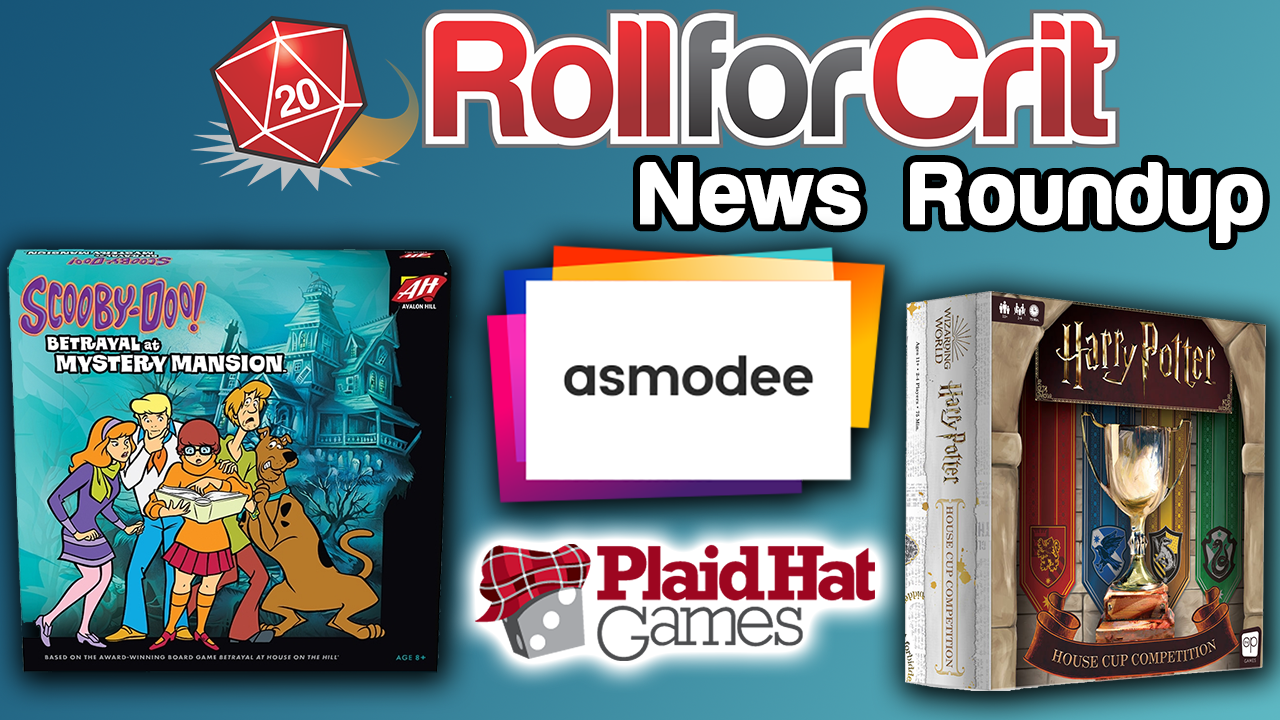 Asmodee Loses Plaid Hat + Scooby Doo Betrayal Announced | News Roundup