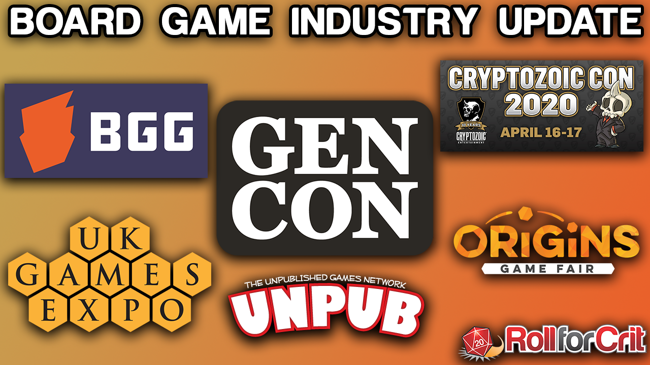 Board Game Industry Update: Cancelled Events + Gen Con Speculation