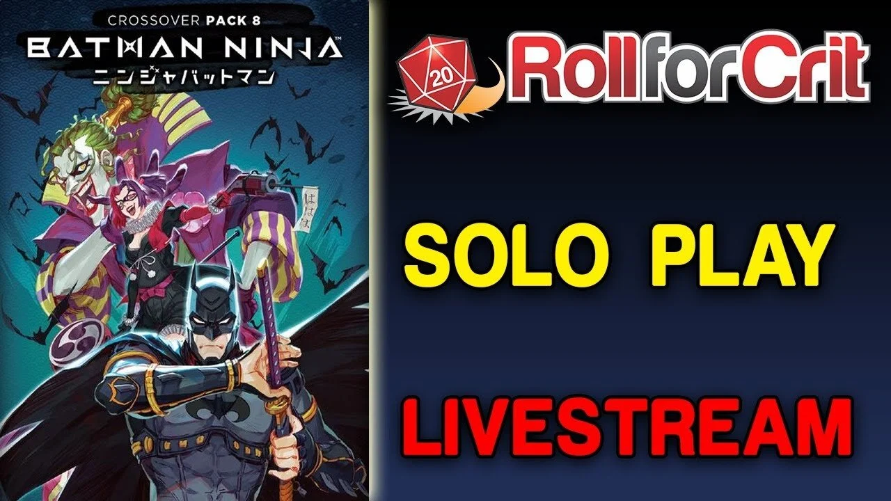 DC Deck-Building Game Crisis Solo with Batman Ninja