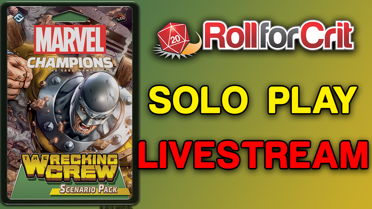 Marvel Champions Solo Play | Spider-Man vs. The Wrecking Crew
