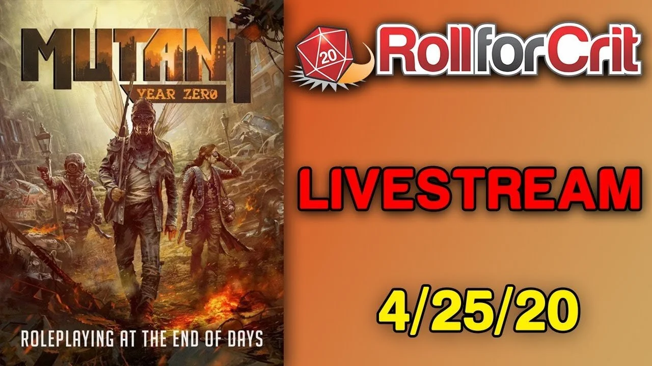 Mutant: Year Zero RPG Livestream