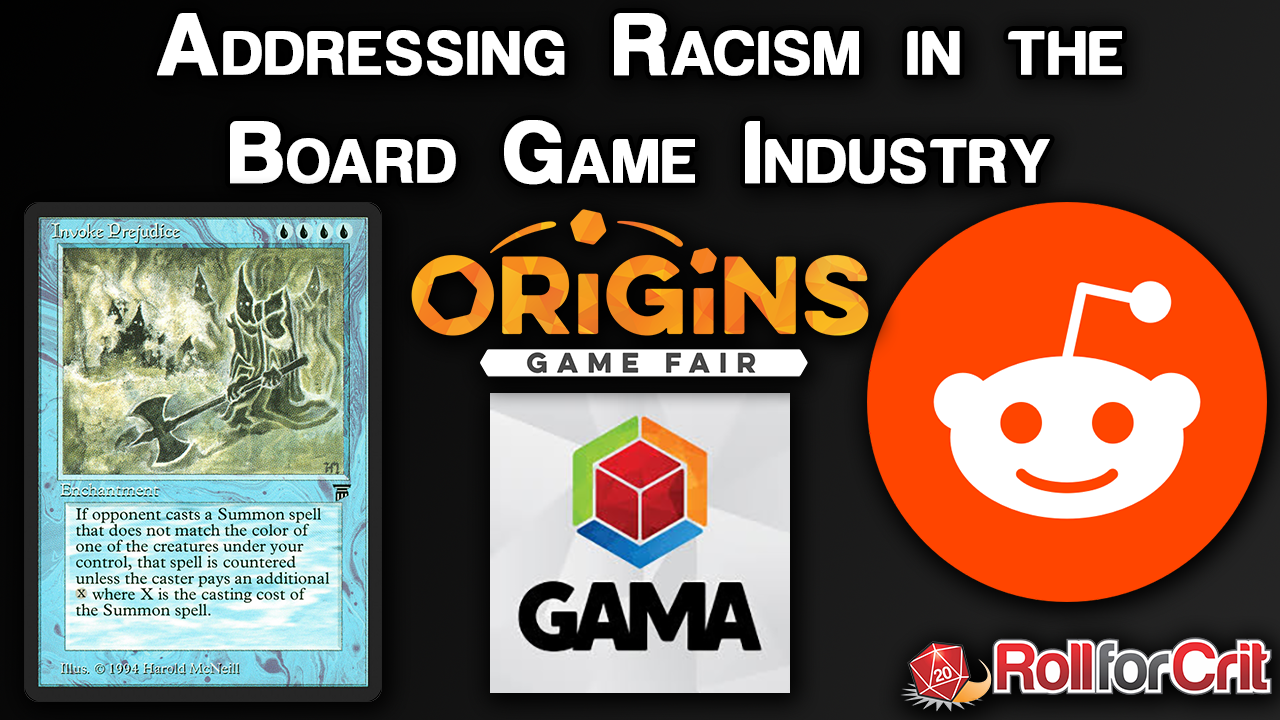 Origins, Magic &amp; Reddit: Addressing Racism in the Board Game Industry