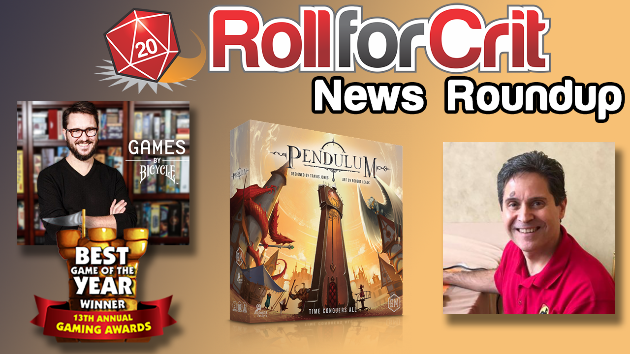Pendulum, Dice Tower Awards, Wil Wheaton + More!