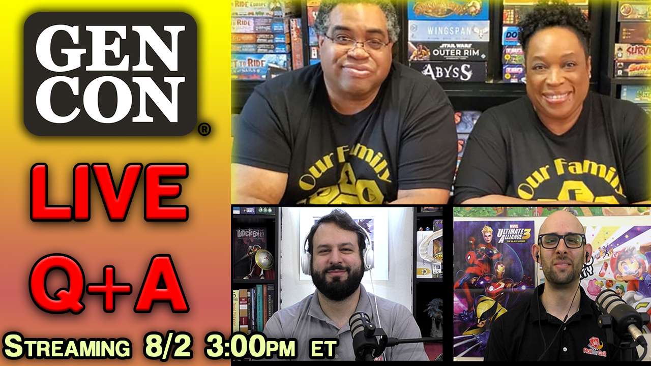 Live Q+A with Our Family Plays Games | Gen Con Online