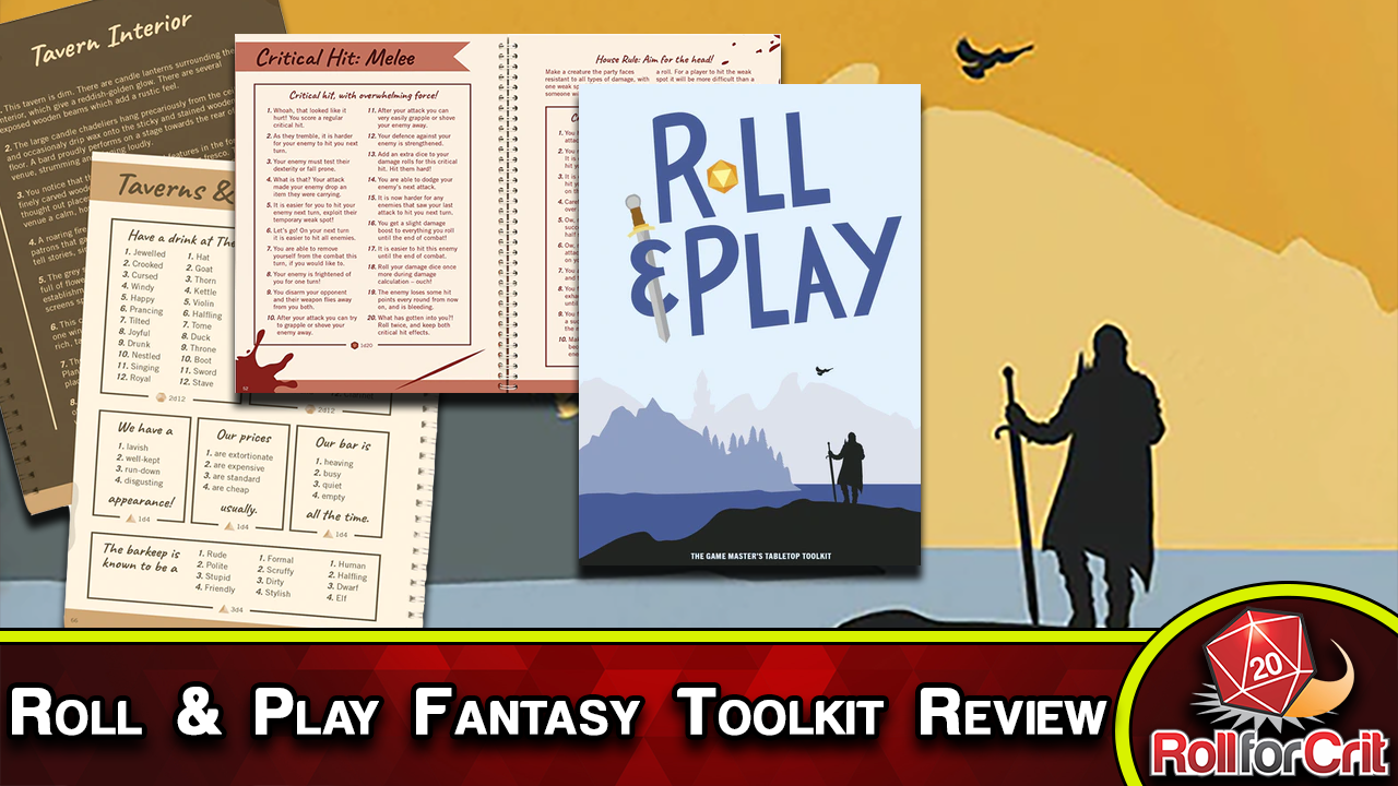 Roll &amp; Play: The Game Master's Fantasy Toolkit Review
