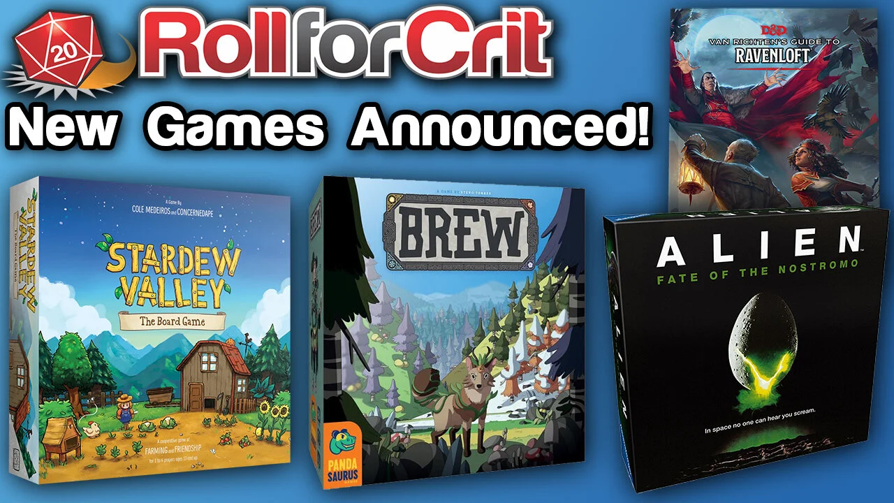 Stardew Valley, Alien, Brew + More New Board Game Announcements