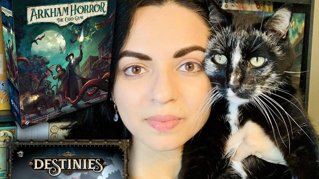 #12 - Asmodee Sues Counterfeiters, New Arkham Horror LCG Core Set, Praga Caput Regni, Destinies (w/ Sarah Shah)
