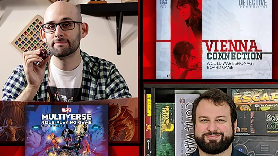 #9 - Arkham Horror LCG Changes, Marvel Multiverse RPG, Vienna Connection, Post-Vaccine Game Nights