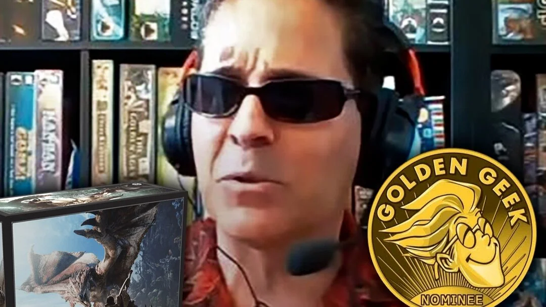 #2 - Golden Geek Nominees, Gaming Tables, Monster Hunter World, Pathfinder, Escape Tales (w/ Stephen Buonocore)