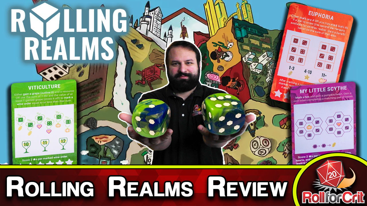 Rolling Realms Is a Solid Roll &amp; Write Entry From Stonemaier Games
