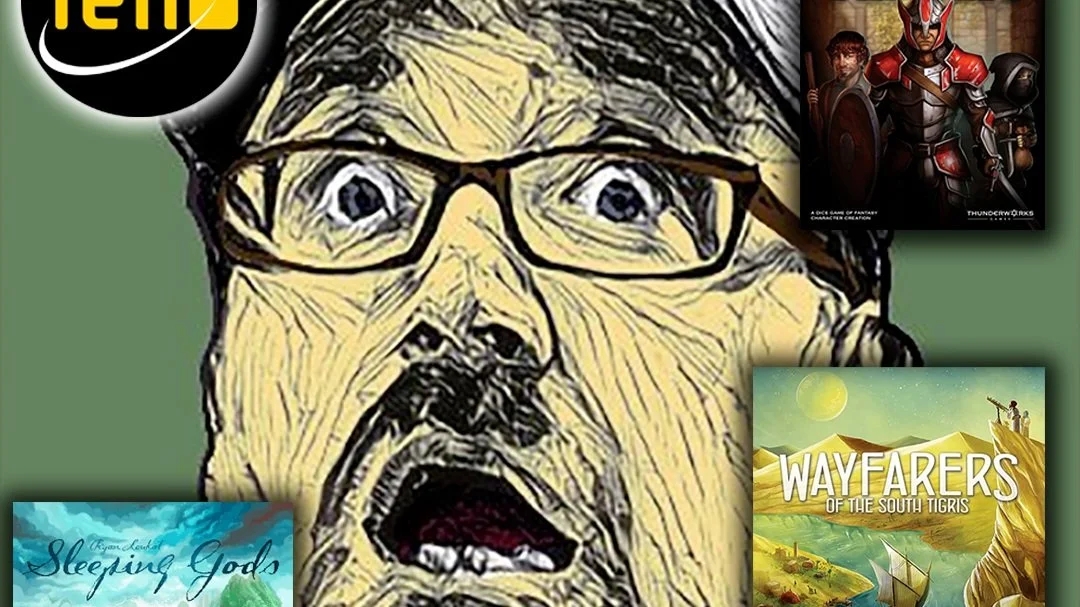 #30 - Iello France vs. Iello USA, Wayfarers of the South Tigris, Sleeping Gods, The Goonies: Never Say Die, Roll Player Theme Park (w/ Tim Virnig)