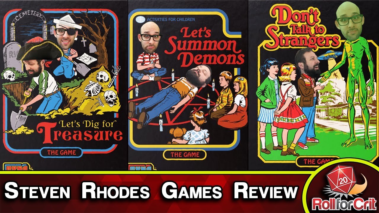 Dig Graves, Summon Demons, and Avoid Aliens in 3 Steven Rhodes Games