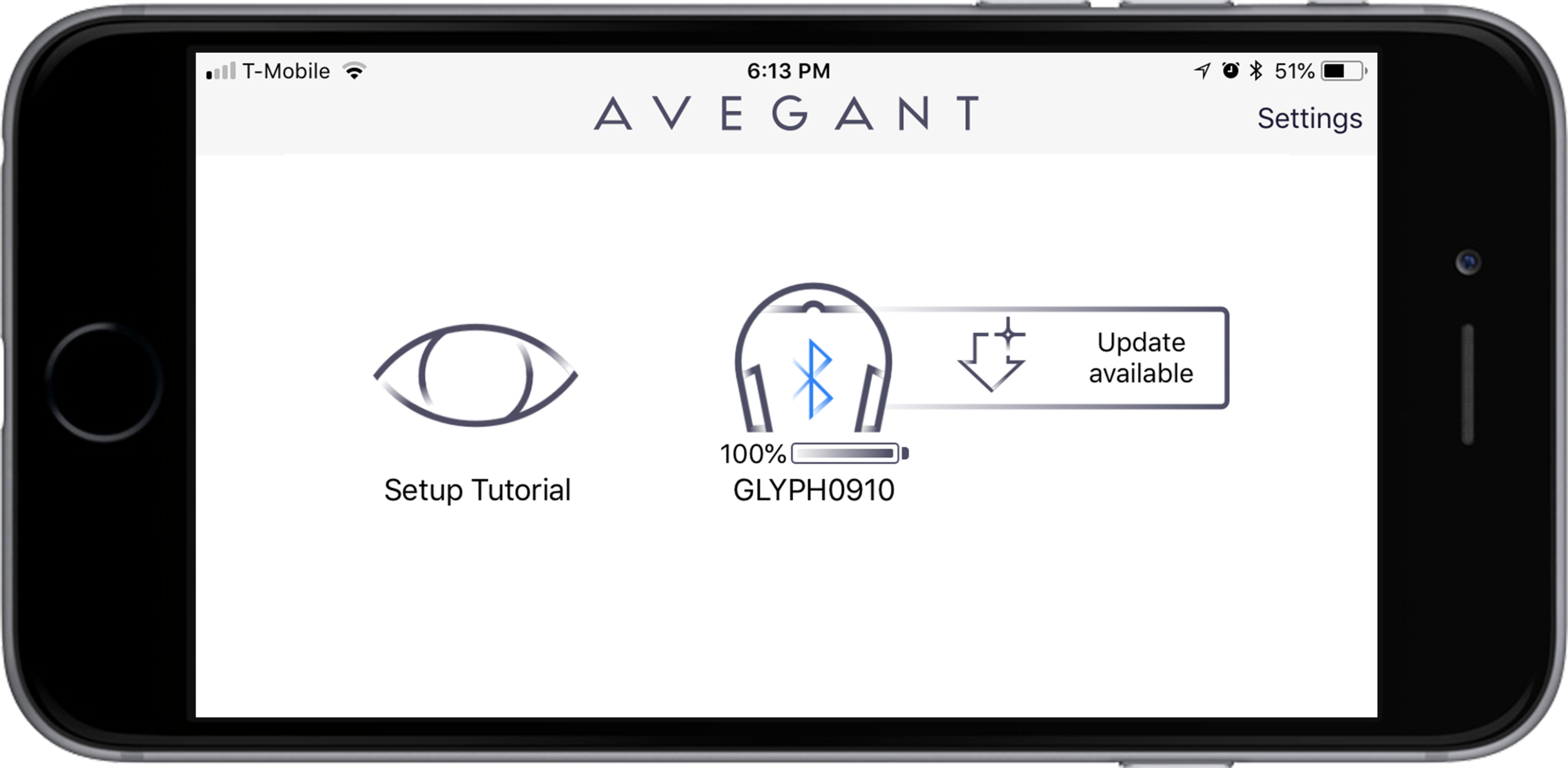 Crafted tutorial, firmware update, and device registration functionalities
