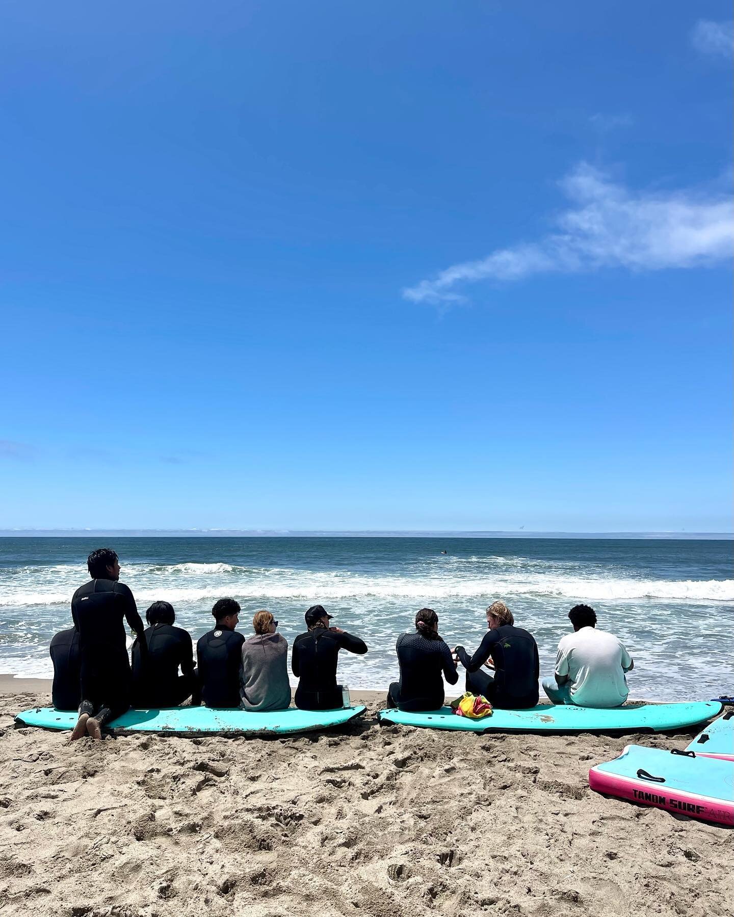 Another really special day spent today with #pajarovalleysurfclub and SF community youth down in Santa Cruz. Beautiful weather, fun waves, beach BBQ and lots of smiles and stoke! Special thanks to Craig and Shannon @mewater_santacruz for helping supp