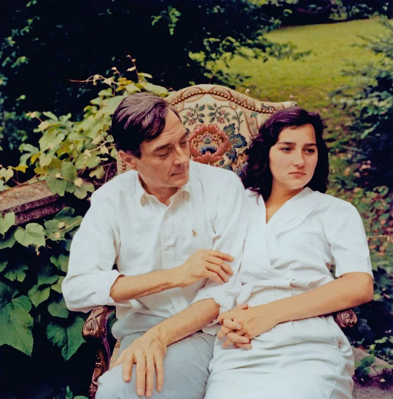 Andra with her father, photographer William Eggleston, published in a VOGUE article, 2015